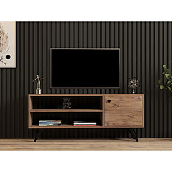 Avis Hanah Home Meuble TV en bois - 120 x 29 x 50 cm - Pin Atlantique