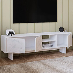 Acheter Hanah Home Meuble TV en bois - 150 x 30 x 45 cm - Blanc
