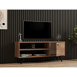 Acheter Hanah Home Meuble TV en bois - 120 x 29 x 50 cm - Pin Atlantique