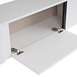 Acheter Hanah Home Meuble TV en bois - 180 x 30 x 45 cm - WhiteBlack