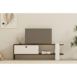 Acheter Hanah Home Meuble TV en bois - 120 x 25 x 36 cm - Blanc