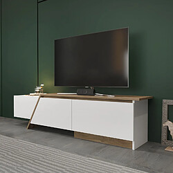 Acheter Hanah Home Meuble TV en bois - 180 x 35 x 28 cm - Blanc