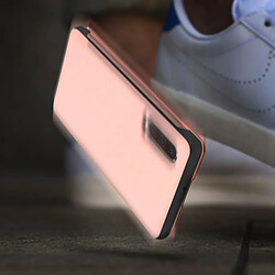 Acheter Avizar Étui Folio pour Huawei P30 avec Grande Fenêtre de Visualisation Rose champagne