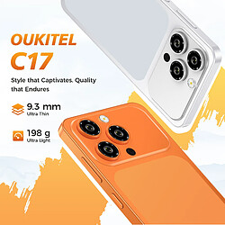 Acheter Smartphone OUKITEL C17, écran 6,52", 12Go RAM + 32Go extensible 1To,Argent