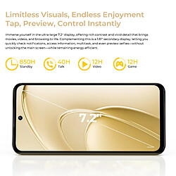 Avis Smartphone OUKITEL C68 Plus écran 7,2" 24Go+512Go batterie 6000mAh Violet