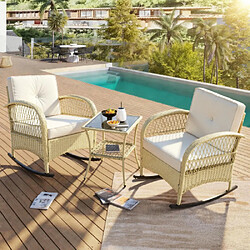 Ensemble table & chaises
