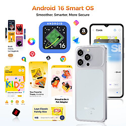 Avis Smartphone OUKITEL C17, écran 6,52", 12Go RAM + 32Go extensible 1To,Argent