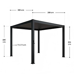 ByteLike Pergola à lames orientables pas cher