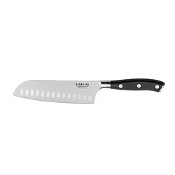 Avis Sabatier Trompette Vulcano - Planche à découper doubles tiroirs 42x28x4cm et Couteau Santoku 18cm