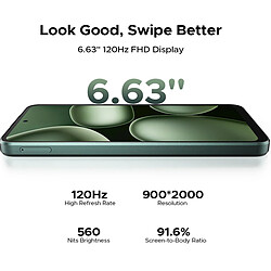 DOOGEE B10 48GB 256GB– Noir pas cher