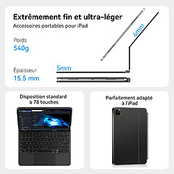 Acheter VANWIN Clavier Pour iPad Air 11"(M2 2024)/(M3 2025)iPad Pro 11"4/3/2/1th iPad Air 10.9" 5/4th
