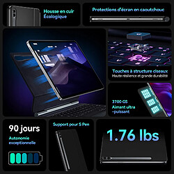 Acheter VANWIN Clavier Pour Samsung Galaxy Tab S10+Plus/S9+Plus/S9 FE+Plus/S8+Plus/S7+Plus 12,4"AZERTY