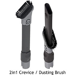 Avis INF Outil de Nettoyage de Fentes et Brosse à Poussière 2-en-1 Compatible avec les Aspirateurs