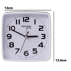 Avizar Réveil de Table 13cm pour Chambre Affichage de l'Heure Clair et Précis Noir pas cher