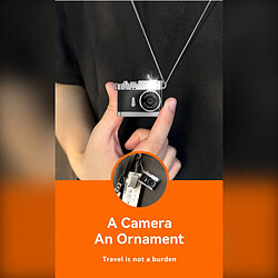 INF Mini caméra Vlog portable : Vidéo HD 1080P, écran IPS 0,96", lumière de remplissage LED Bl pas cher