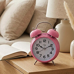 Acheter Avizar Réveil de Table Analogique pour Chambre Double Cloche Élégant Rose