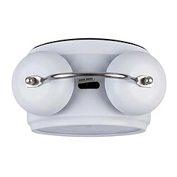 Avis Avizar Réveil de Table Analogique pour Chambre Double Cloche Élégant Blanc