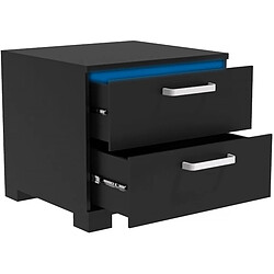 Avis Habitat Et Jardin Chevet LED [ ]Karina[ ] - 41 x 38 x 41.5 cm - Noir