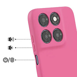 Avis Avizar Coque pour Motorola Moto G67 Soft-Touch en Silicone Série Fast Cover Rose