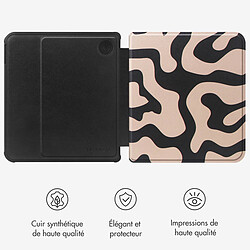 Avis Selencia Étui de liseuse portefeuille Vivid pour Kobo Libra Colour - Art Wave Black