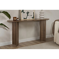 Avis Hanah Home Console en bois [ ]Sira[ ] - 150 x 35 x 75 cm - Noyer