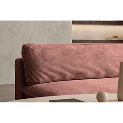 Acheter Casanova Canapé droit convertible velours côtelé 2 places Rose