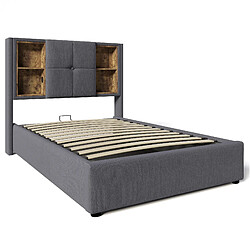 Acheter Lit Coffre 90x200 cm Modenvie avec USB et chargement sans fil