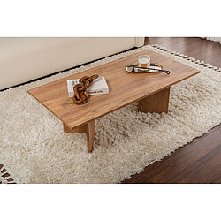 Acheter Hanah Home Table basse en bois - 60 x 119 x 40 cm - Pin atlantique
