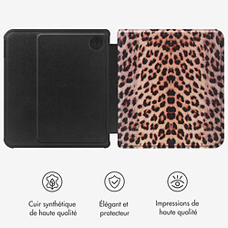 Avis Selencia Étui de liseuse portefeuille Vivid pour Kobo Libra Colour / Libra 2 - Wild Leo