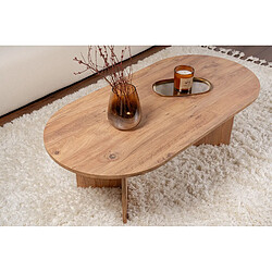 Acheter Hanah Home Table basse en bois - 60 x 119 x 40 cm - Pin atlantique