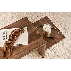 Acheter Hanah Home Table basse en bois - 80 x 40 x 40 cm - Noyer
