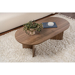 Acheter Hanah Home Table basse en bois - 60 x 119 x 40 cm - Noyer