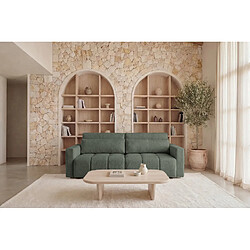 Acheter Casanova Canapé amovible convertible tissu bouclette 3 places Vert