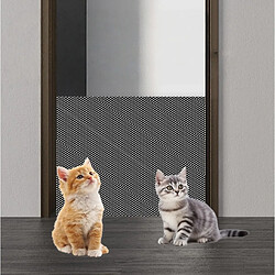 Avis INF Barrière rétractable haute pour animaux avec crochets doubles — Barrière sans perçage peu