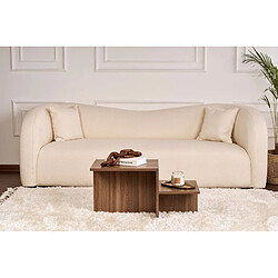 Avis Hanah Home Table basse en bois - 80 x 40 x 40 cm - Noyer