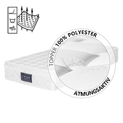 Lit Coffre 90x200 cm - Modenvie - rangement avec sommier relevable - Gris pas cher