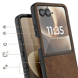 Avis Avizar Coque Motorola Razr 70 Ultra Marron