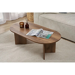 Acheter Hanah Home Table basse en bois - 60 x 119 x 40 cm - Noyer