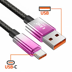 Avis LinQ Câble USB-C vers USB de Charge Rapide 48W avec Écran LED 1.2m Violet