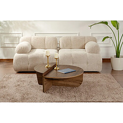 Avis Hanah Home Table basse en bois - 90 x 60 x 30 cm - Noyer