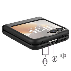 Acheter Avizar Coque pour Motorola Razr 70 avec Verre Trempé Écran Externe Antichoc Marron