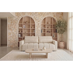 Acheter Casanova Canapé amovible convertible tissu texturé 3 places Beige