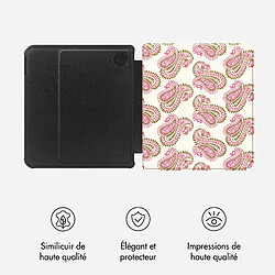 Avis Selencia Étui de liseuse portefeuille Vivid pour Kobo Libra Colour - Paisley Blush