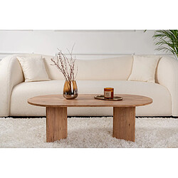 Avis Hanah Home Table basse en bois - 60 x 119 x 40 cm - Pin atlantique