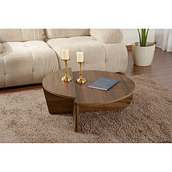 Acheter Hanah Home Table basse en bois - 90 x 60 x 30 cm - Noyer