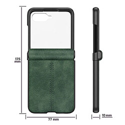 Avizar Coque pour Motorola Razr 70 avec Verre Trempé Écran Externe Antichoc Vert pas cher