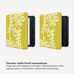 Selencia Étui de liseuse portefeuille Vivid pour Kobo Libra Colour / Libra 2 - Chalky Bloom pas cher