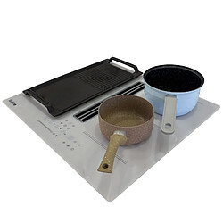 Avis Table induction aspirante encastrable Linarie LIN60DAI1F2ZW 4 foyers 60cm Blanc