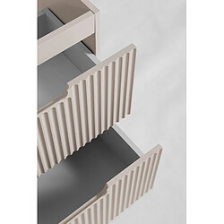 Avis 3XELIVING Meuble de salle de bain, cachemire, 120 (2 x 60) x 58,6 x 46 cm
