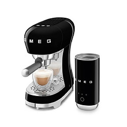 Acheter Machine à expresso 15 bars noir - ECF12BLEU - Années 50 - SMEG